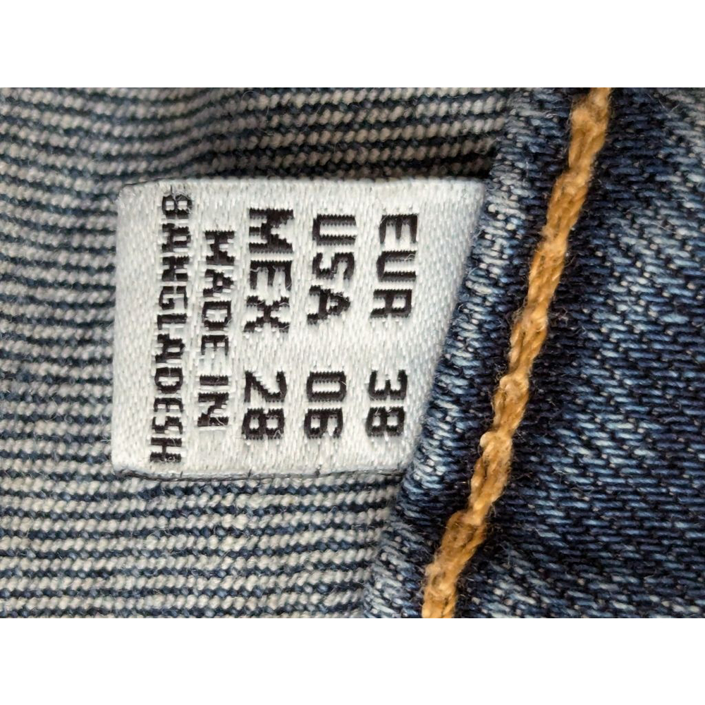 Women's Zara Blue Jeans Size 26 - Picture 9 of 10